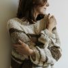 KEEPING TRACK Mohair Sweater by Asiae